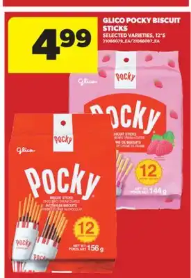 Real Canadian Superstore GLICO POCKY BISCUIT STICKS, 12' S offer