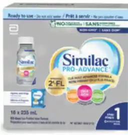 Real Canadian Superstore SIMILAC STAGE 1 & 2 READY TO FEED BABY FORMULA 16X235 ML offer