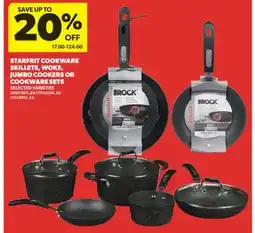 Real Canadian Superstore STARFRIT COOKWARE SKILLETS, WOKS, JUMBO COOKERS OR COOKWARE SETS offer