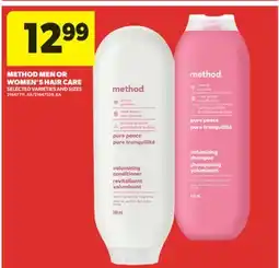 Real Canadian Superstore METHOD MEN OR WOMEN'S HAIR CARE offer