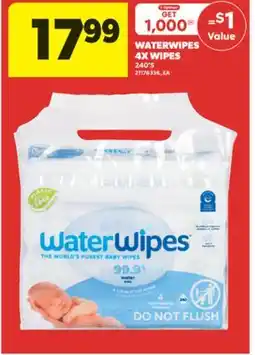 Real Canadian Superstore WATERWIPES 4X WIPES offer