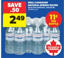 Real Canadian Superstore REAL CANADIAN NATURAL SPRING WATER offer