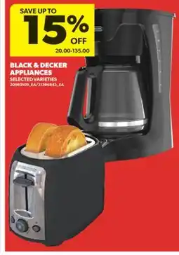 Real Canadian Superstore BLACK & DECKER APPLIANCES offer