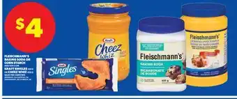 Real Canadian Superstore FLEISCHMANN'S BAKING SODA OR CORN STARCH 400/454 G OR KRAFT SINGLES 410 G OR CHEEZ WHIZ 450 G offer