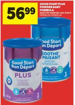 Real Canadian Superstore GOOD START PLUS POWDER BABY FORMULA, 942-1020 G offer