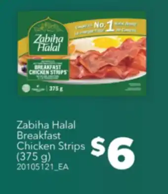 Real Canadian Superstore ZABIHA HALAL BREAKFAST CHICKEN STRIPS (375 G) offer