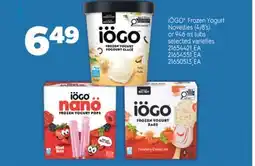 Real Canadian Superstore IÖGO FROZEN YOGURT NOVELTIES, (4/8' S) OR 946 ML TUBS offer