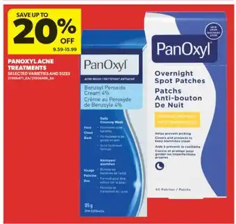 Real Canadian Superstore PANOXYL ACNE TREATMENTS offer