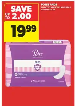 Real Canadian Superstore POISE PADS offer