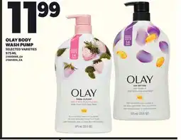 Loblaws OLAY BODY WASH PUMP 975ML offer