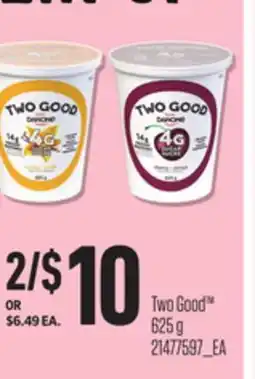 Loblaws TWO GOOD, 625G offer