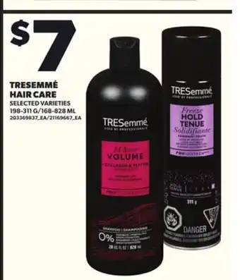 Loblaws TRESEMMÉ HAIR CARE, 198-311G/168-828ML offer