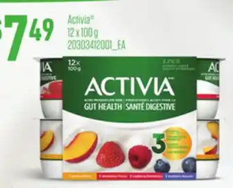 Loblaws ACTIVIA , 12X100G offer