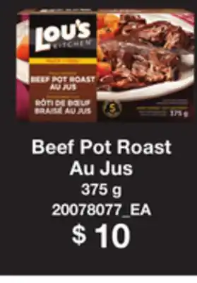 Loblaws BEEF POT ROAST AU JUS, 375 g offer