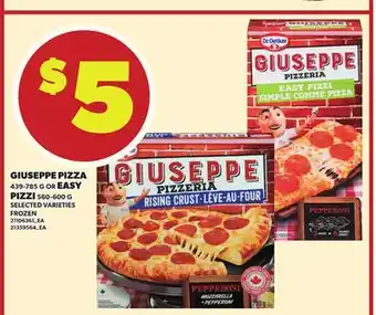 Loblaws GIUSEPPE PIZZA 439-785G OR PIZZI 560-600G offer