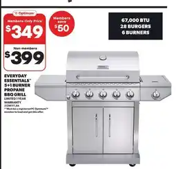 Loblaws EVERYDAY ESSENTIALS 5+1 BURNER PROPANE BBQ GRILL offer