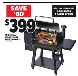 Loblaws PC DIGITAL WOOD PELLET SMOKER & GRILL offer