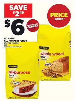 Loblaws NO NAME ALL-PURPOSE FLOUR 5KG offer