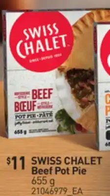 Loblaws SWISS CHALET BEEF POT PIE, 655g offer