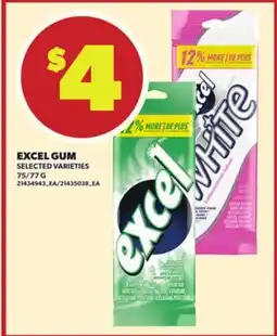 Loblaws EXCEL GUM, 75/77G offer