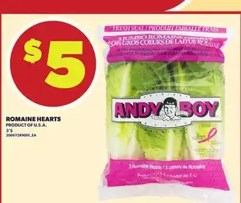 Loblaws ROMAINE HEARTS, 3'S offer