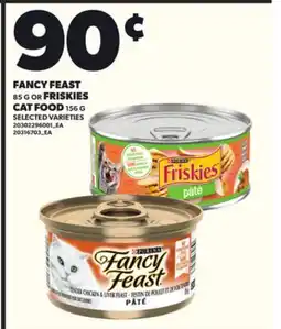 Loblaws FANCY FEAST 85G OR FRISKIES CAT FOOD 156G offer