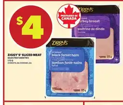 Loblaws ZIGGY'S SLICED MEAT, 175G offer