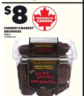 Loblaws FARMER'S MARKET BROWNIES, 608 G offer