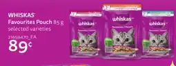 Loblaws WHISKAS FAVOURITES POUCH, 85g offer