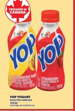 Loblaws YOP YOGURT 200ML offer