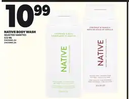 Loblaws NATIVE BODY WASH, 532ML offer