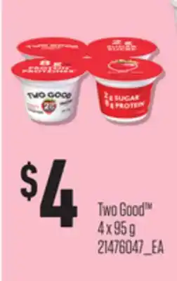 Loblaws TWO GOOD, 4 x 95 g offer