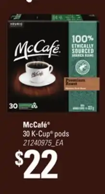 Loblaws MCCAFÉ 30 K-CUP PODS offer