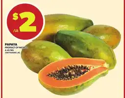 Loblaws PAPAYA offer