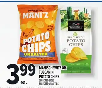 Metro MANISCHEWITZ OR TUSCANINI POTATO CHIPS offer