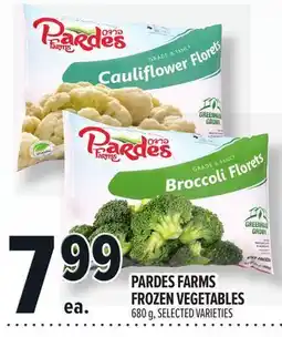 Metro PARDES FARMS FROZEN VEGETABLES offer