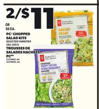 Independent Grocer PC CHOPPED SALAD KITS, 282-369 G offer