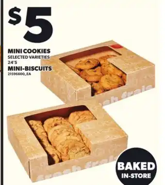 Independent Grocer MINI COOKIES, 24'S offer