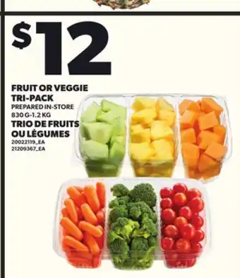 Independent Grocer FRUIT OR VEGGIE TRI-PACK, 830 G-1.2 KG offer