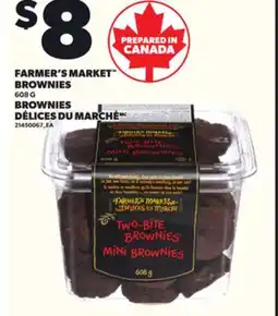 Independent Grocer FARMER'S MARKET BROWNIES, 608 G offer