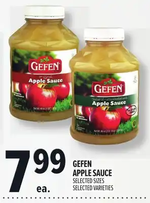 Metro GEFEN APPLE SAUCE offer