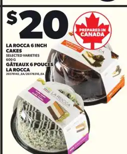 Independent Grocer LA ROCCA 6 INCH CAKES, 600 G offer