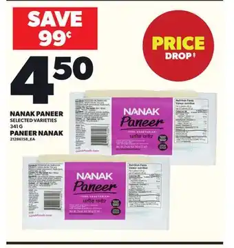 Independent Grocer NANAK PANEER, 341 G offer