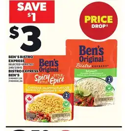 Independent Grocer BEN'S BISTRO EXPRESS, 240/250 G offer