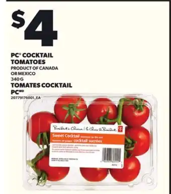 Independent Grocer PC COCKTAIL TOMATOES, 340 G offer