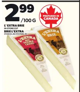 Independent Grocer L'EXTRA BRIE offer