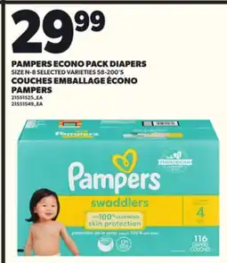 Independent Grocer PAMPERS ECONO PACK DIAPERS, 58-200'S offer