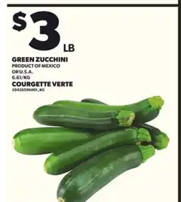 Independent Grocer GREEN ZUCCHINI offer