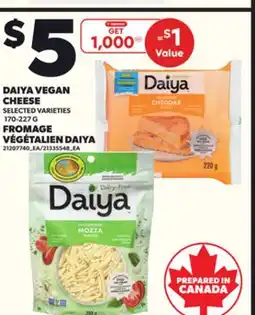 Independent Grocer DAIYA VEGAN CHEESE, 170-227 G offer