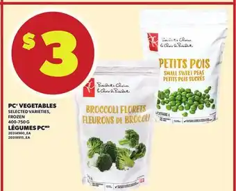 Independent Grocer PC VEGETABLES, 400-750 G offer